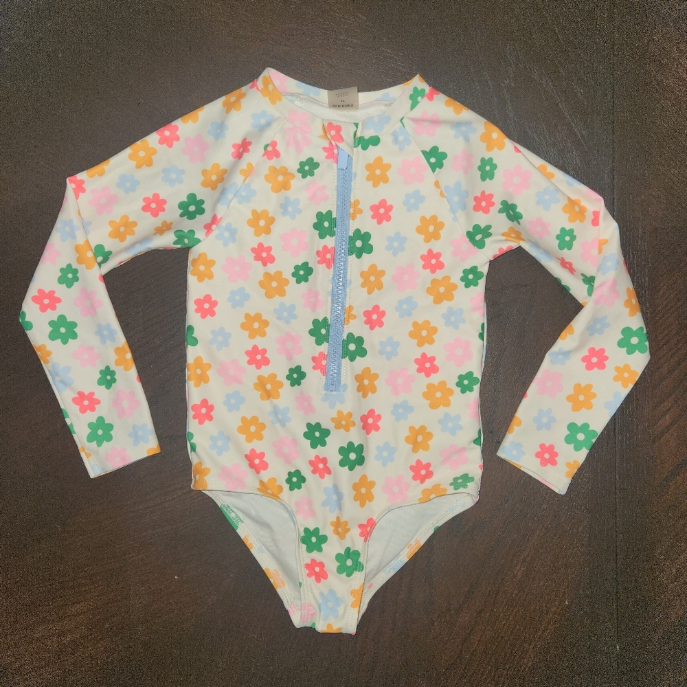 Old Navy Girls Floral One Piece - Multicolor